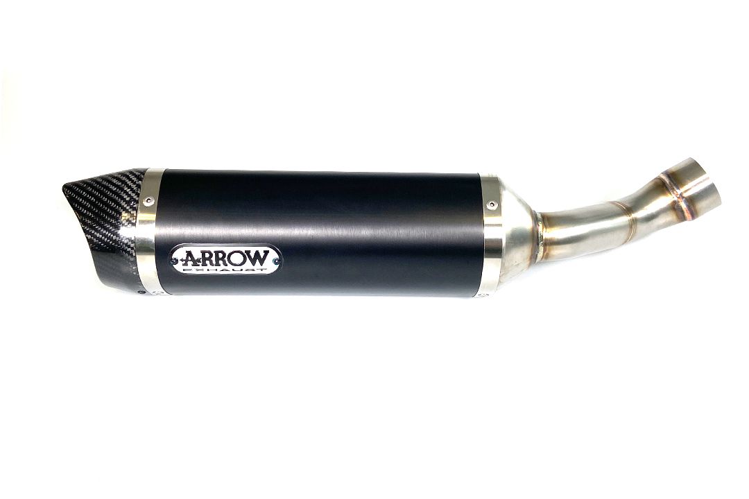 ARROW Dark Thunder motorfiets uitlaat voor Suzuki GSX-S125 vanaf 2017