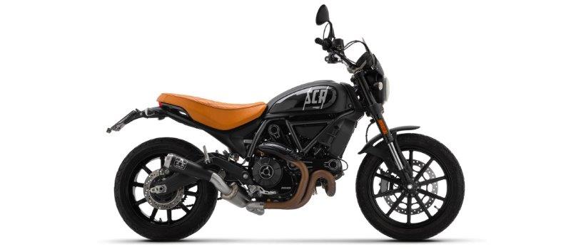 ARROW Dark Pro Race motorfiets uitlaat voor Ducati Scrambler 800 vanaf 2017
