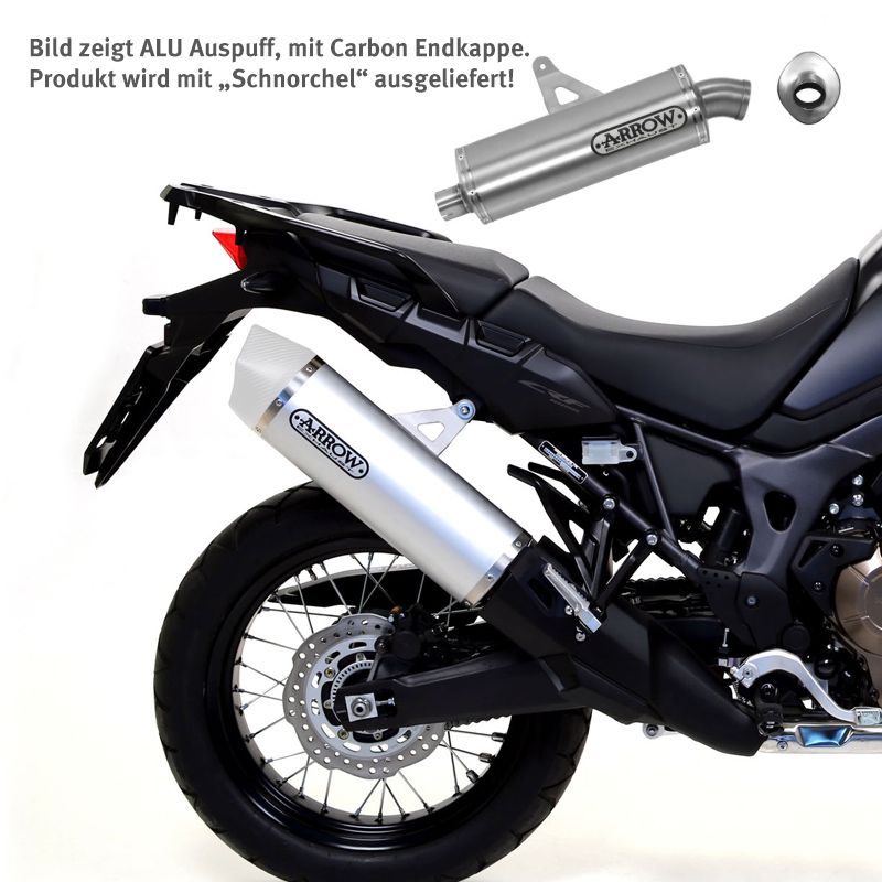 ARROW Maxi RACE-TECH motorfiets uitlaat voor Honda CRF1000L Africa Twin vanaf 2016