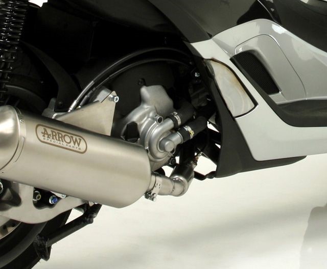 ARROW spruitstuk met katalysator voor Piaggio MP3 400 vanaf 2007